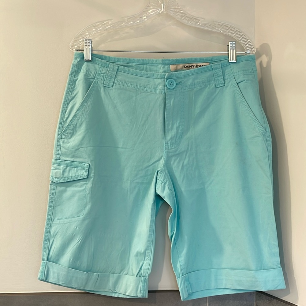 DKNY teal shorts